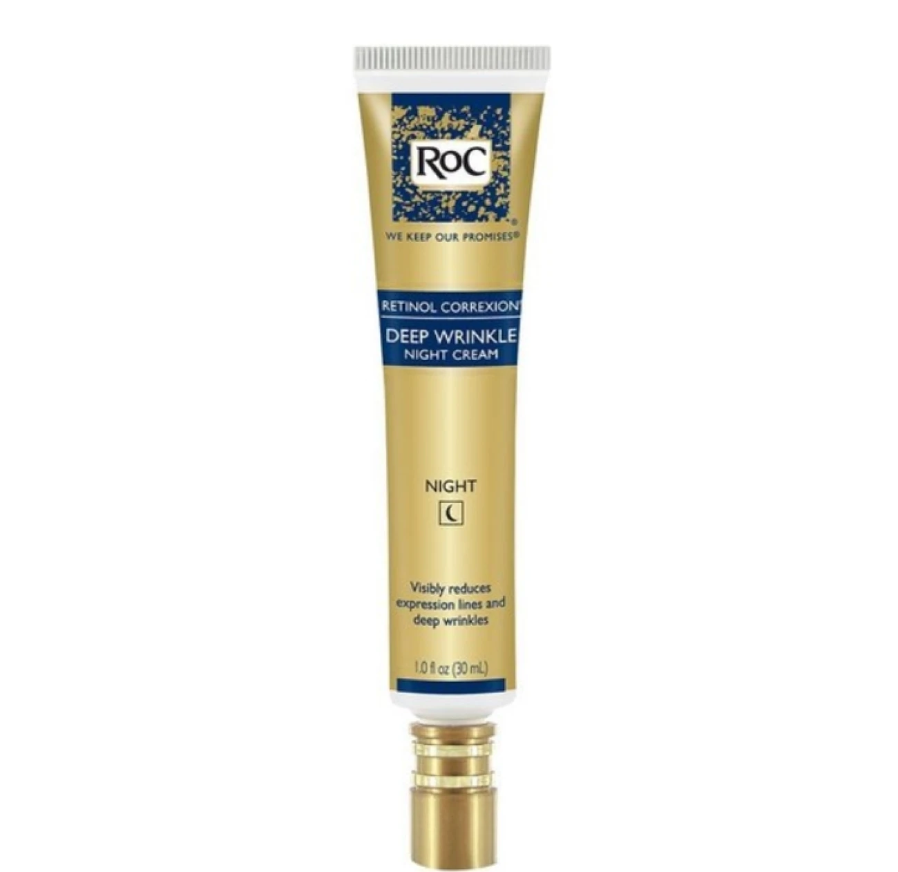 RoC’s Deep Wrinkle Night Cream is a tried-and-true retinol treatment that works overnight to reduce the appearance of deep wrinkles, leaving skin smoother and more youthful by morning.