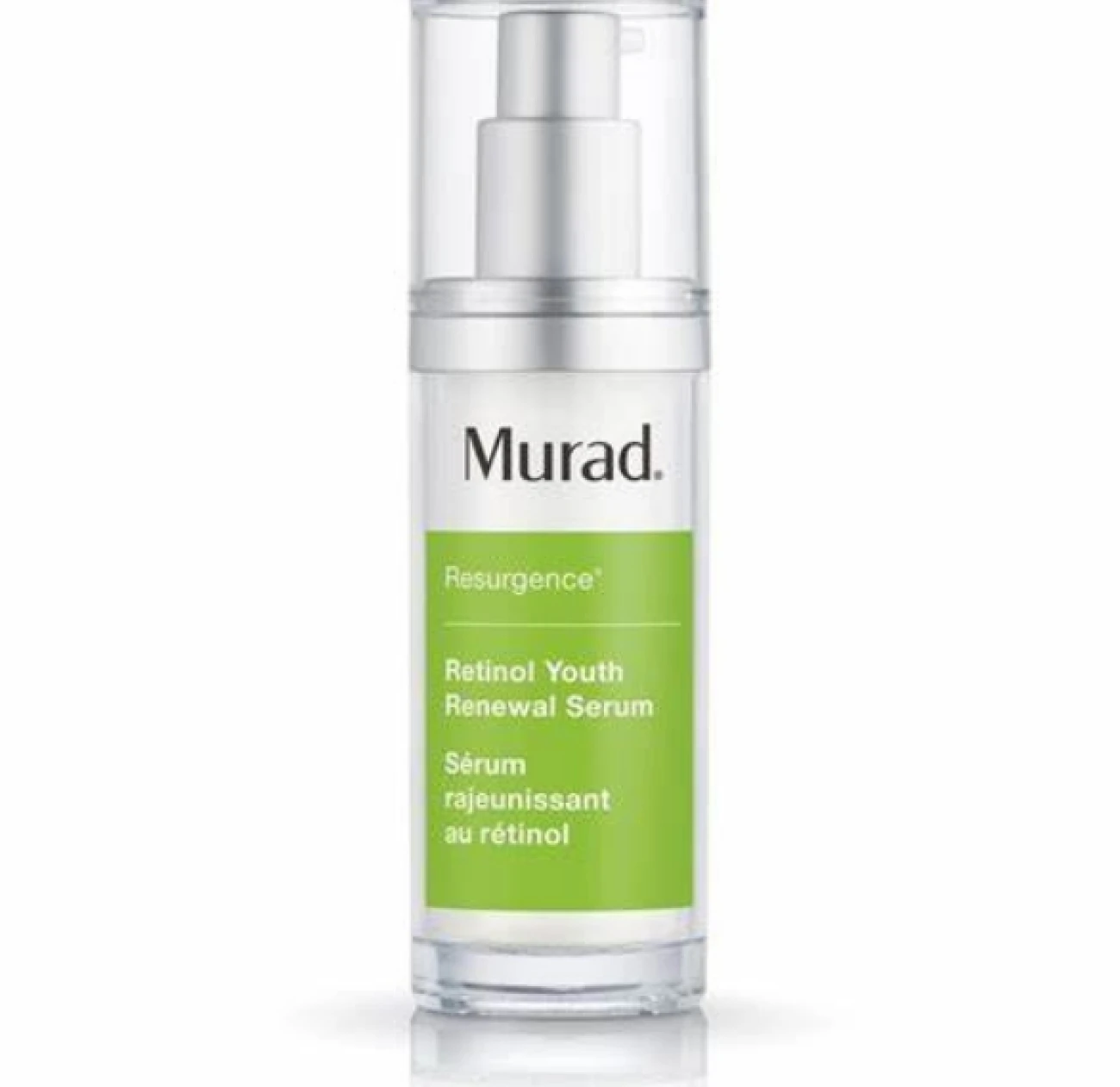 Murad’s Resurgence Serum is a potent blend of retinol and hyaluronic acid, designed to accelerate cell turnover and reduce signs of aging without the irritation often associated with retinol.