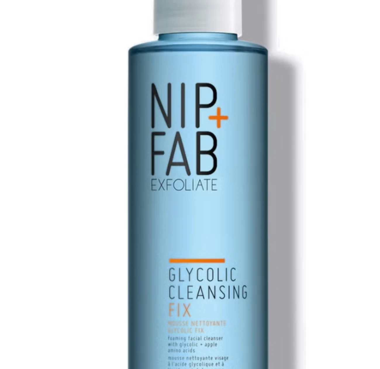 NIP+FAB Glycolic Fix Cleanser - daily exfoliating face wash for brighter skin.