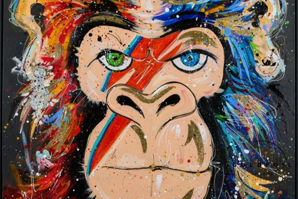 Tiffany Anna Presents Her NFT's for Millennials - featuring a painting of a monkey Tiffany Anna Presents Her NFT's for Millennials - featuring a painting of a monkey