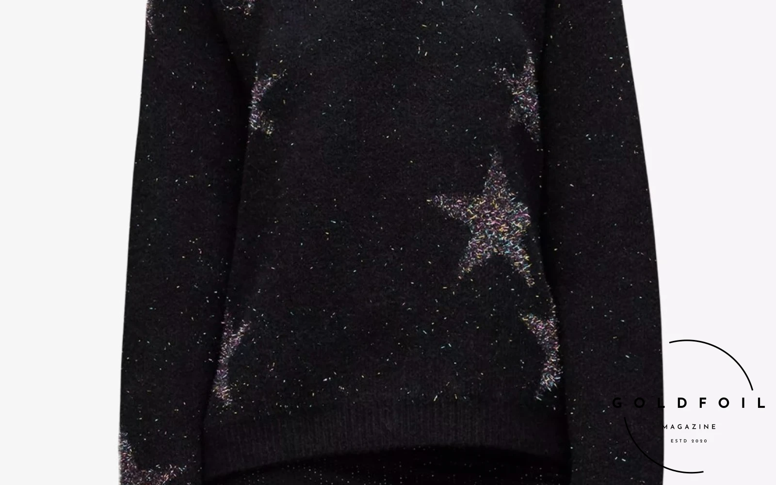 An AllSaints Pewter black chunky winter knit perfect for that christmas party you have this Winter season An AllSaints Pewter black chunky winter knit perfect for that christmas party you have this Winter season