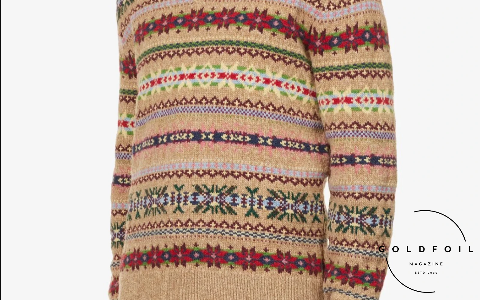 A Polo Ralph Lauren men's knit jumper in Christmas patterns perfect for the festive season, with a V neck complimented by a checkered shirt and burgundy trousers A Polo Ralph Lauren men's knit jumper in Christmas patterns perfect for the festive season, with a V neck complimented by a checkered shirt and burgundy trousers