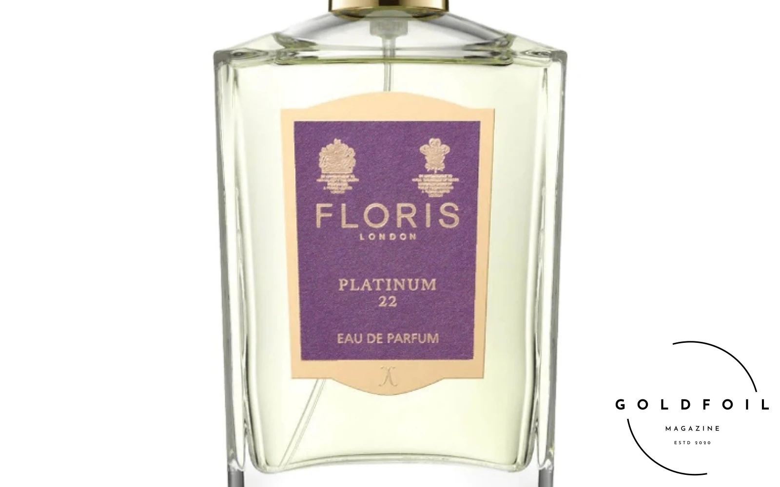 Floris London Platinum 22, refined fragrance with bergamot, jasmine, and amber notes Floris London Platinum 22, refined fragrance with bergamot, jasmine, and amber notes